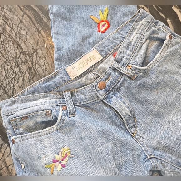 JOE'S JEANS 1971 women's flare leg embroidered denim - Picture 2 of 8